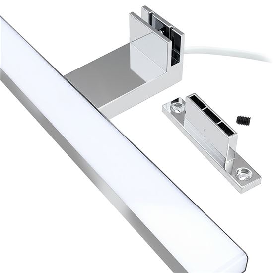 Solight LED koupelnové osvětlení nad zrcadlo 3v1, 12W, 780lm, 4000K, IP44, 60cm, chrom