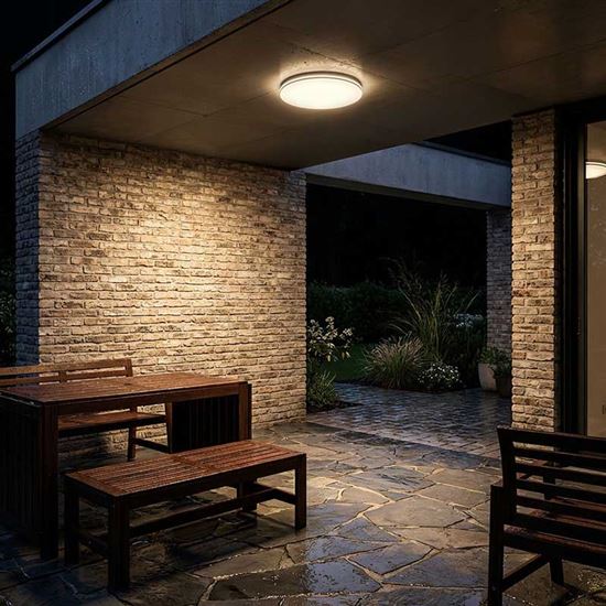 Solight LED osvětlení Corato s nastavitelnou wattáží a CCT, IP54, 12-18-24W, max. 2400lm, 3CCT, 30cm
