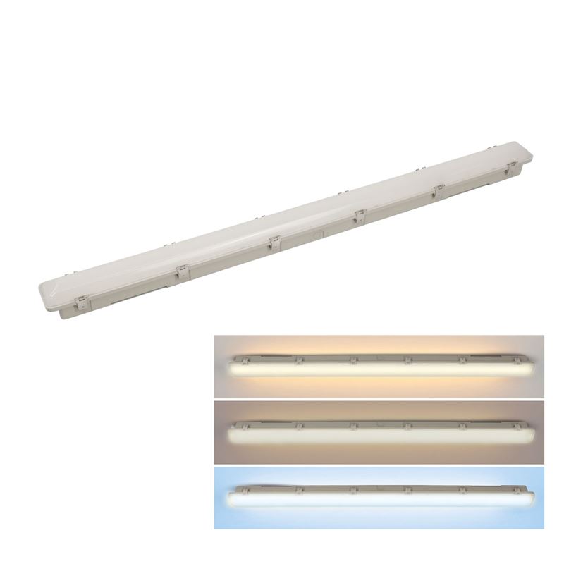 Solight LED osvětlení  prachotěsné, IP65, 40W, 4800lm, 3CCT - volitelná chromatičnost, 120cm, Lifud